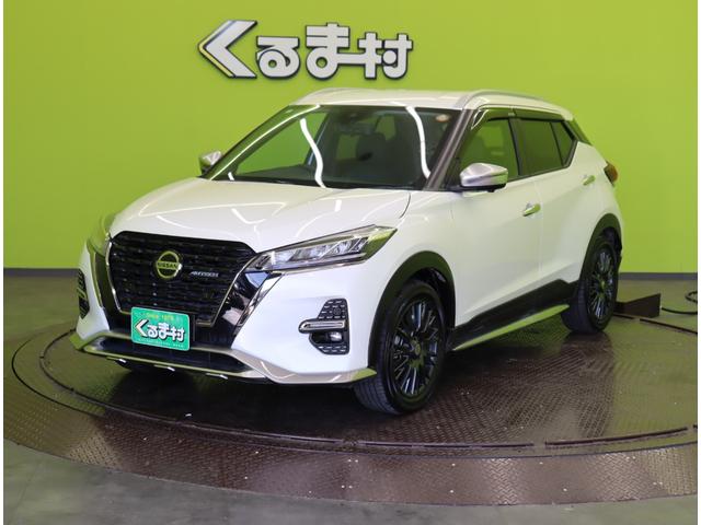 キックス オーテック／走行６５００ｋｍ／　９型フルセグナビ／アラウンドビュー／青黒コンビレザレットシート／エマブレ／プロパイロット／インテリキー／スマートルームミラー／ＥＴＣ／Ｆ＆Ｒソナー／ＬＥＤ／ルーフレール／１７ＡＷ／４ＷＤ（2枚目）