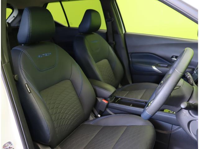 キックス オーテック／走行６５００ｋｍ／　９型フルセグナビ／アラウンドビュー／青黒コンビレザレットシート／エマブレ／プロパイロット／インテリキー／スマートルームミラー／ＥＴＣ／Ｆ＆Ｒソナー／ＬＥＤ／ルーフレール／１７ＡＷ／４ＷＤ（32枚目）