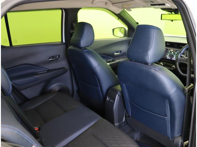 キックス オーテック／走行６５００ｋｍ／　９型フルセグナビ／アラウンドビュー／青黒コンビレザレットシート／エマブレ／プロパイロット／インテリキー／スマートルームミラー／ＥＴＣ／Ｆ＆Ｒソナー／ＬＥＤ／ルーフレール／１７ＡＷ／４ＷＤ（37枚目）