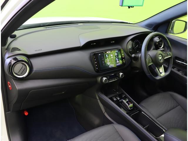 キックス オーテック／走行６５００ｋｍ／　９型フルセグナビ／アラウンドビュー／青黒コンビレザレットシート／エマブレ／プロパイロット／インテリキー／スマートルームミラー／ＥＴＣ／Ｆ＆Ｒソナー／ＬＥＤ／ルーフレール／１７ＡＷ／４ＷＤ（48枚目）