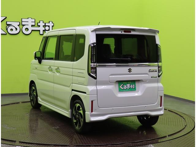 スペーシアカスタム ハイブリッドXS/届出済未使用車/OPカラー/ 9型ナビ&全方位モニター/両側自動ドア/ハーフレザー/スマートキー/デュアルセンサーブレーキII/アダプティブクルコン/アイドリングS/LED/F&Rソナー/15AW/CVT(6枚目)