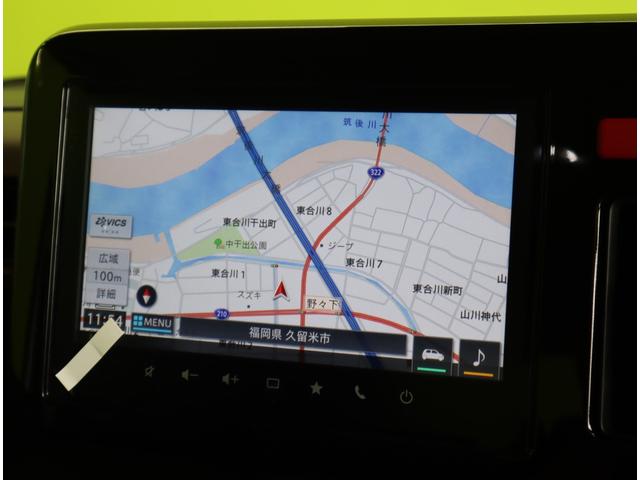 スペーシアカスタム ハイブリッドXS/届出済未使用車/OPカラー/ 9型ナビ&全方位モニター/両側自動ドア/ハーフレザー/スマートキー/デュアルセンサーブレーキII/アダプティブクルコン/アイドリングS/LED/F&Rソナー/15AW/CVT(13枚目)