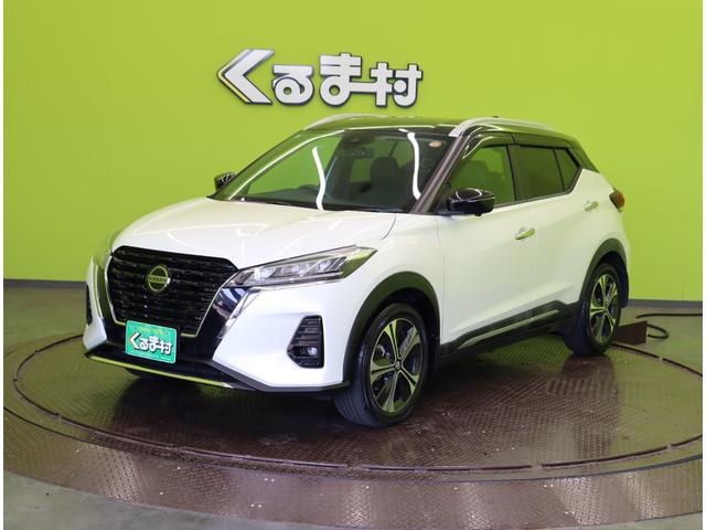 キックス Ｘ／２トーンカラー／インテリジェントルームミラー／　９型フルセグナビ／Ｂカメラ／ハーフレザー／プロパイロット／エマブレ／ＬＤＷインテリジェントルームミラー／インテリキー／ＥＴＣ／ドラレコ／ルーフレール／ＬＥＤ／１７ＡＷ／２トーン（2枚目）