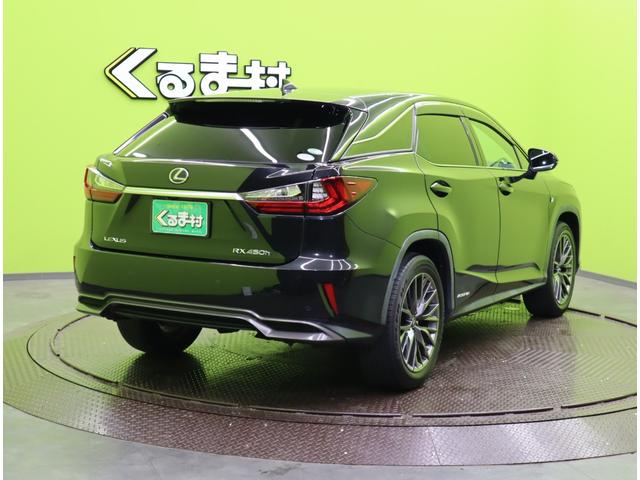 ＲＸ ＲＸ４５０ｈ　Ｆスポーツ／ワンオーナー／走行３６０００ｋｍ／　１２．３型フルセグナビ／Ｂカメラ／黒革エアシート／カードキー／ＥＴＣ／ドラレコ／セーフティシステム＋／パドルシフト／クリアランスソナー／ミラーウインカー／三眼ＬＥＤ／２０ＡＷ／ＣＶＴ（6枚目）