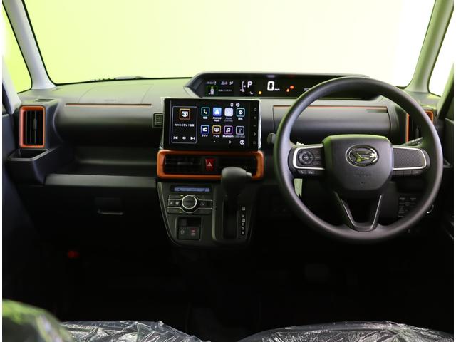 タント ファンクロス／９型Ｄオーディオ／２トーンカラー／　９型Ｄオーディオ／Ｂカメラ／両側自動ドア／スマートアシスト／シートヒーター／アイドリングＳ／スマートキー／ＬＥＤ／ルーフレール／コーナーセンサー／ミラーウインカー／１４ＡＷ／ＣＶＴ（10枚目）