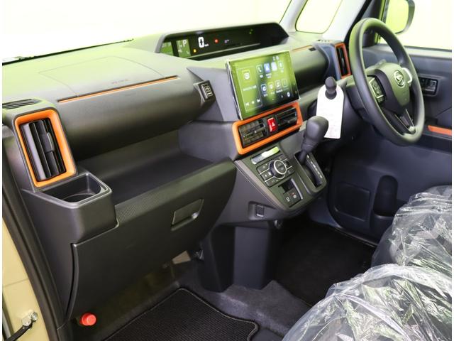 タント ファンクロス／９型Ｄオーディオ／２トーンカラー／　９型Ｄオーディオ／Ｂカメラ／両側自動ドア／スマートアシスト／シートヒーター／アイドリングＳ／スマートキー／ＬＥＤ／ルーフレール／コーナーセンサー／ミラーウインカー／１４ＡＷ／ＣＶＴ（47枚目）