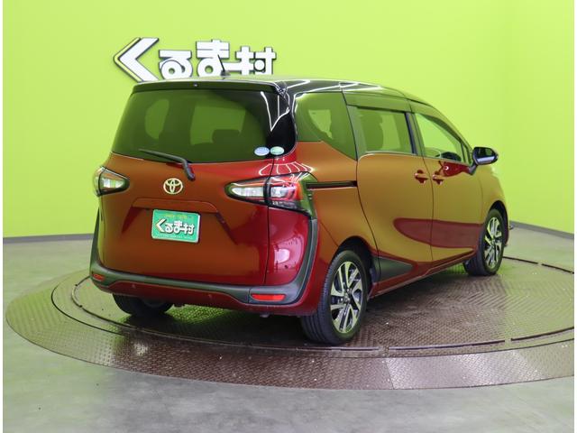 シエンタ G クエロ/買取車/2トーンカラー/7人乗/ フルセグSDナビ/パノラミックビューM/両側自動ドア/ETC/スマートキー/ハーフレザー/セーフティセンス/PKSB/クリアランスソナー/LED/ミラーウインカー/16AW/CVT(6枚目)