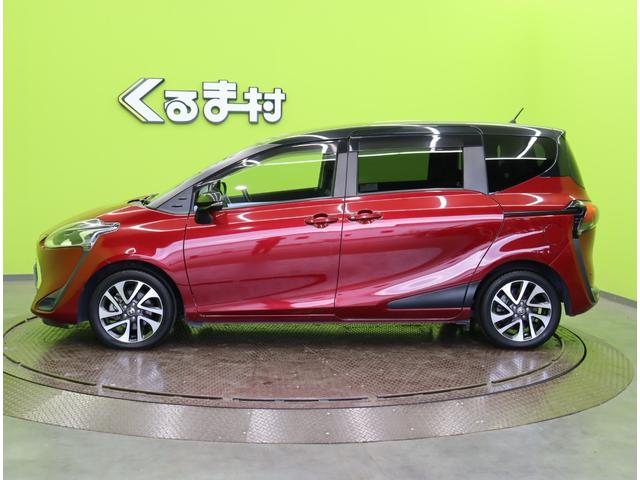 シエンタ G クエロ/買取車/2トーンカラー/7人乗/ フルセグSDナビ/パノラミックビューM/両側自動ドア/ETC/スマートキー/ハーフレザー/セーフティセンス/PKSB/クリアランスソナー/LED/ミラーウインカー/16AW/CVT(9枚目)