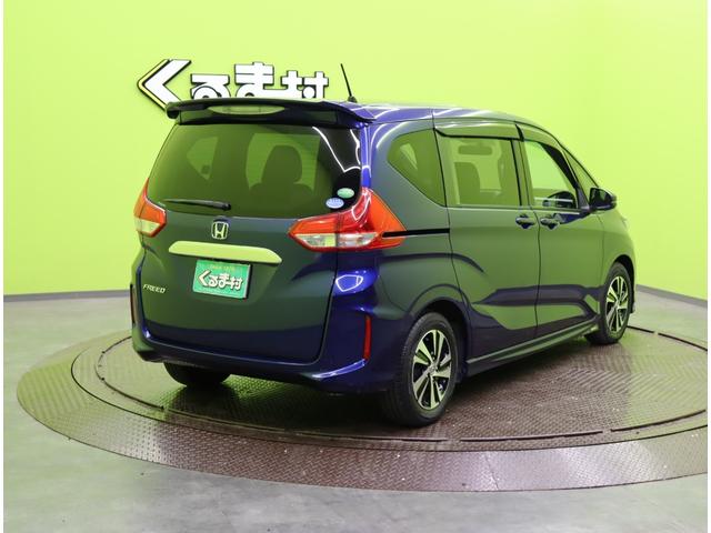 フリード Ｇ／モデューロエアロ／６人乗／　Ｄオーディオ／カメラ／ポータブルナビ／左側自動ドア／スマートキー／ＥＴＣ／革巻ステア／ハーフレザー／ミラーウインカー／オートＬＥＤ／フォグライト／１５ＡＷ／ＣＶＴ／６人乗り（6枚目）