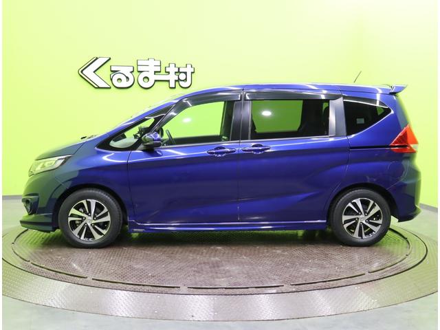 フリード Ｇ／モデューロエアロ／６人乗／　Ｄオーディオ／カメラ／ポータブルナビ／左側自動ドア／スマートキー／ＥＴＣ／革巻ステア／ハーフレザー／ミラーウインカー／オートＬＥＤ／フォグライト／１５ＡＷ／ＣＶＴ／６人乗り（9枚目）