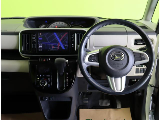 ムーヴキャンバス Gブラックインテリアリミテッド SAIII/ 8型フルセグナビ/パノラマモニター/両側自動ドア/ベンチシート/スマートキー/ETC/アイドリングS/革巻ステア/スマートアシスト/電格ミラー/ハイビームアシスト/LEDライト/CVT(11枚目)