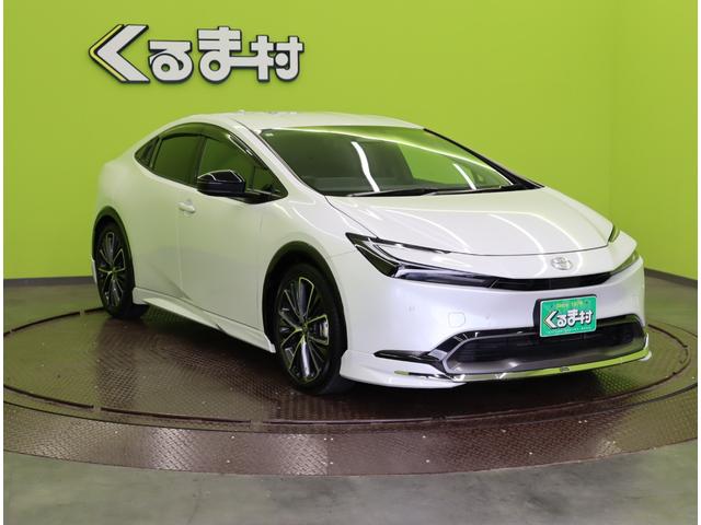 プリウス Z/買取車/モデリスタエアロ/ 12.3型Dオーディオ/パノラミックビュー/黒革エアシート/Dインナーミラー/セーフティセンス/PKSB/スマートキー/Pバックドア/オートLED/モデリスタエアロ/19AW/CVT(4枚目)
