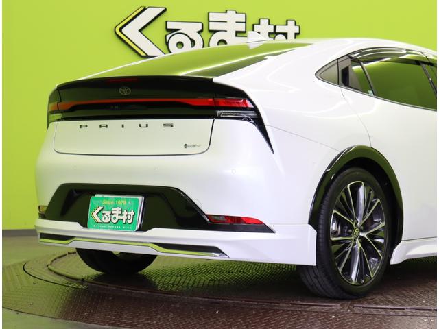 プリウス Z/買取車/モデリスタエアロ/ 12.3型Dオーディオ/パノラミックビュー/黒革エアシート/Dインナーミラー/セーフティセンス/PKSB/スマートキー/Pバックドア/オートLED/モデリスタエアロ/19AW/CVT(70枚目)