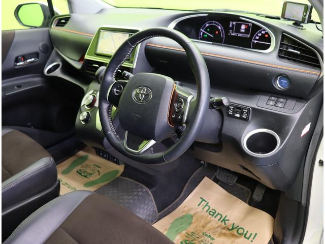 シエンタ ハイブリッドＧ　クエロ／モデリスタエアロ／７人乗／　フルセグＳＤナビ／パノラミックビュー／両側自動ドア／ハーフレザー／ＥＴＣ／スマートキー／セーフティセンス／ＰＫＳＢ／クリアランスソナー／オートＬＥＤ／モデリスタエアロ／ＣＶＴ／７人乗（18枚目）