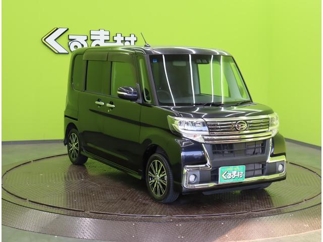 タント カスタムＸ　トップエディションＳＡＩＩＩ／走行５２１００ｋｍ　／８型フルセグＳＤナビ／Ｂカメラ／左側パワースライドドア／スマートアシスト／ハーフレザー／シートヒーター／スマートキー／電格ミラー／ミラーウインカー／オートＬＥＤ／１４ＡＷ／ＣＶＴ（4枚目）