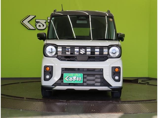 スペーシアギア ハイブリッドＸＺ　ターボ／走行８５００ｋｍ／　自社リースＵＰ車両／９型フルセグナビ／全方位モニター／両側自動ドア／デュアルセンサーブレーキ／アダプティブクルコン／スマートキー／オートハイビーム／ルーフレール／ＬＥＤ／１４ＡＷ／ＣＶＴ（3枚目）