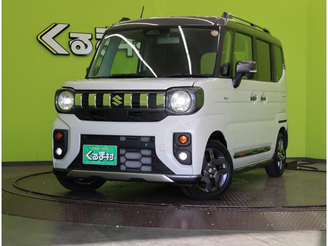 スペーシアギア ハイブリッドＸＺ　ターボ／走行８５００ｋｍ／　自社リースＵＰ車両／９型フルセグナビ／全方位モニター／両側自動ドア／デュアルセンサーブレーキ／アダプティブクルコン／スマートキー／オートハイビーム／ルーフレール／ＬＥＤ／１４ＡＷ／ＣＶＴ（74枚目）