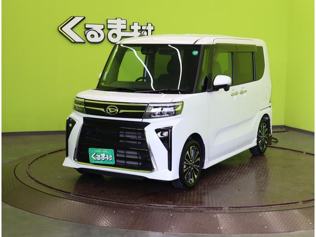 タント カスタムＲＳ／走行１２１００ｋｍ／　両側自動ドア／ハーフレザー／シートヒーター／スマートアシスト／車線逸脱抑制／スマートキー／アイドリングＳ／オートＬＥＤ／ミラーウインカー／コーナーセンサー／１５ＡＷ／ＣＶＴ／ターボ（2枚目）