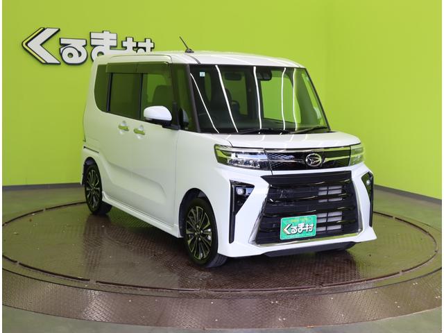 タント カスタムＲＳ／走行１２１００ｋｍ／　両側自動ドア／ハーフレザー／シートヒーター／スマートアシスト／車線逸脱抑制／スマートキー／アイドリングＳ／オートＬＥＤ／ミラーウインカー／コーナーセンサー／１５ＡＷ／ＣＶＴ／ターボ（4枚目）