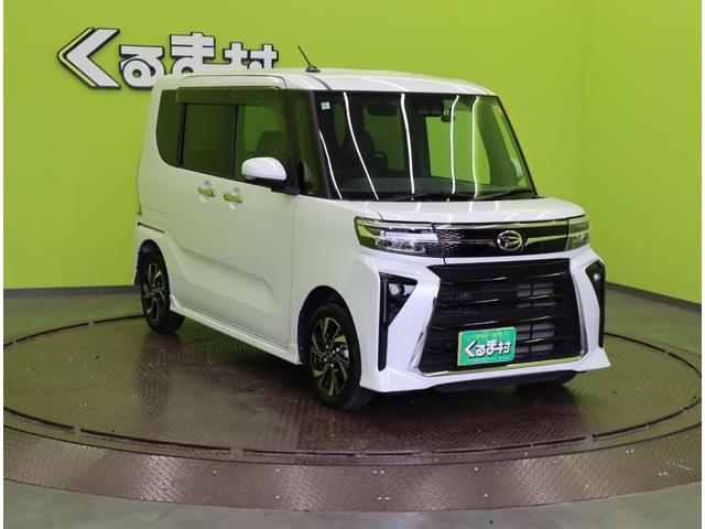 タント カスタムＸ／９型Ｄオーディオ／ＯＰカラー／　９型Ｄオーディオ／Ｂカメラ／両側自動スライドドア／スマートキー／ハーフレザー／シートヒーター／アイドリングＳ／スマートアシスト／ミラーウインカー／ＬＥＤ／１４ＡＷ／ＣＶＴ（4枚目）