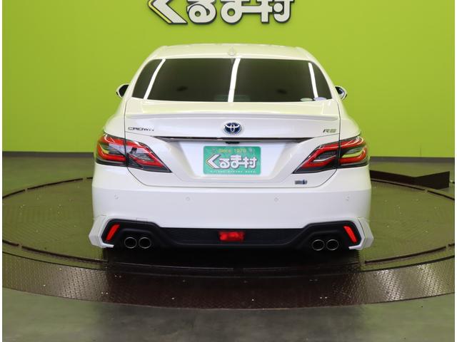 クラウンハイブリッド ＲＳアドバンス／ＯＰエアロ／　サンルーフ／フルセグナビ／Ｂカメラ／本革エアシート／スマートキー／レーダークルーズ／プリクラッシュ／ＢＳＭ／デジタルインナーミラー／クリアランスソナー／オートＬＥＤ／１８ＡＷ／ＯＰエアロ／ＣＶＴ（7枚目）