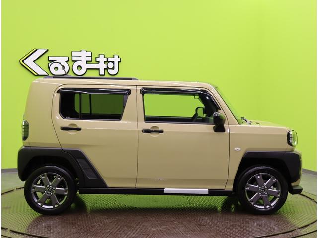 タフト G ダーククロムベンチャー/届出済未使用車/ シートヒーター/スマアシ/アダプティブクルコン/アイドリングS/革巻ステア/スマートキー/クリアランスソナー/スカイフィールトップ/LED/15AW/CVT(5枚目)