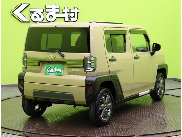 タフト G ダーククロムベンチャー/届出済未使用車/ シートヒーター/スマアシ/アダプティブクルコン/アイドリングS/革巻ステア/スマートキー/クリアランスソナー/スカイフィールトップ/LED/15AW/CVT(6枚目)