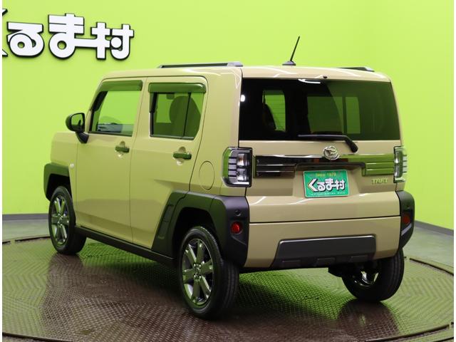 タフト G ダーククロムベンチャー/届出済未使用車/ シートヒーター/スマアシ/アダプティブクルコン/アイドリングS/革巻ステア/スマートキー/クリアランスソナー/スカイフィールトップ/LED/15AW/CVT(8枚目)