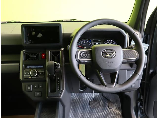 タフト G ダーククロムベンチャー/届出済未使用車/ シートヒーター/スマアシ/アダプティブクルコン/アイドリングS/革巻ステア/スマートキー/クリアランスソナー/スカイフィールトップ/LED/15AW/CVT(11枚目)