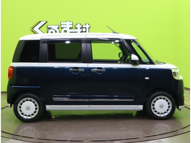 ムーヴキャンバス ストライプスＧ／届出済未使用車／　両側自動ドア／スマートアシスト／アイドリングＳ／Ｐスタート／スマートキー／ベンチシート／ＨＯＴカップホルダー／電格ミラー／オートＬＥＤ／フォグ／ＣＶＴ（5枚目）