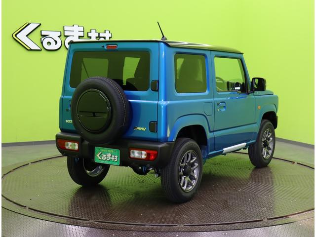 ジムニー ＸＣ／登録済未使用車／　デュアルセンサーブレーキサポート／アダプティブクルコン／シートヒーター／スマートキー／革巻ステア／ハイビームアシスト／ＬＥＤライト／背面タイヤ／Ｆ＆Ｒソナー／１６ＡＷ／５ＭＴ（6枚目）