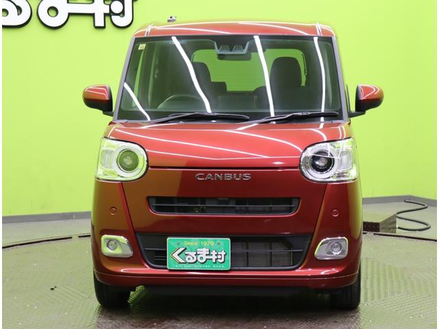 ムーヴキャンバス セオリーG/走行6300km/ Dオーディオ/両側自動ドドア/スマートキー/シートヒーター/スマートアシスト/車線逸脱警報/革巻ステア/アイドリングS/オートLED/電格ミラー/CVT(3枚目)