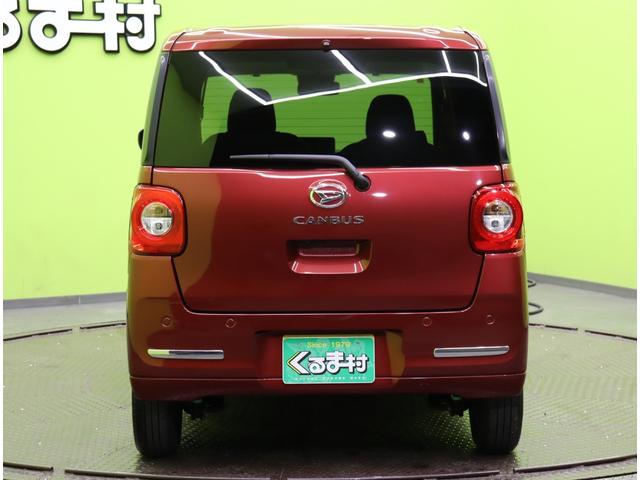 ムーヴキャンバス セオリーG/走行6300km/ Dオーディオ/両側自動ドドア/スマートキー/シートヒーター/スマートアシスト/車線逸脱警報/革巻ステア/アイドリングS/オートLED/電格ミラー/CVT(7枚目)