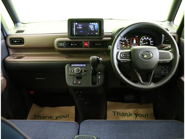 ムーヴキャンバス セオリーG/走行6300km/ Dオーディオ/両側自動ドドア/スマートキー/シートヒーター/スマートアシスト/車線逸脱警報/革巻ステア/アイドリングS/オートLED/電格ミラー/CVT(10枚目)