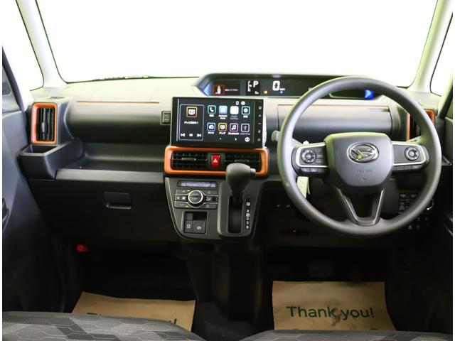 タント ファンクロス/届出済未使用車/9型Dオーディオ/ 9型Dオーディオ/Bカメラ/両側自動ドア/スマートキー/アダプティブクルコン/スマートアシスト/車線逸脱抑制/アイドリングS/オートLED/ルーフレール/ソナー/14AW/CVT(10枚目)