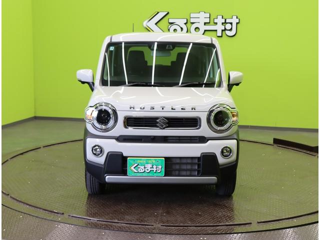 ハスラー ハイブリッドＸ／走行４２００ｋｍ／自社リースＵＰ車両／　９型フルセグナビ／全方位カメラ／スマートキー／シートヒーター／車線逸脱警報／デュアルカメラブレーキ／革巻ステア／アイドリングＳ／コーナーセンサー／オートＬＥＤ／１５ＡＷ／ＣＶＴ（3枚目）