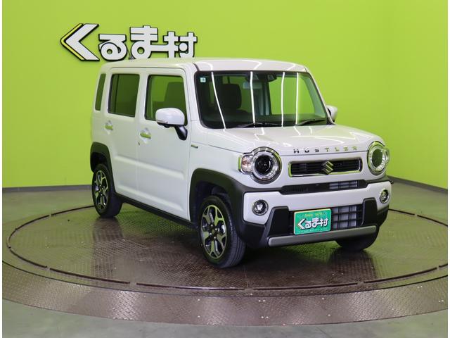 ハスラー ハイブリッドＸ／走行４２００ｋｍ／自社リースＵＰ車両／　９型フルセグナビ／全方位カメラ／スマートキー／シートヒーター／車線逸脱警報／デュアルカメラブレーキ／革巻ステア／アイドリングＳ／コーナーセンサー／オートＬＥＤ／１５ＡＷ／ＣＶＴ（4枚目）