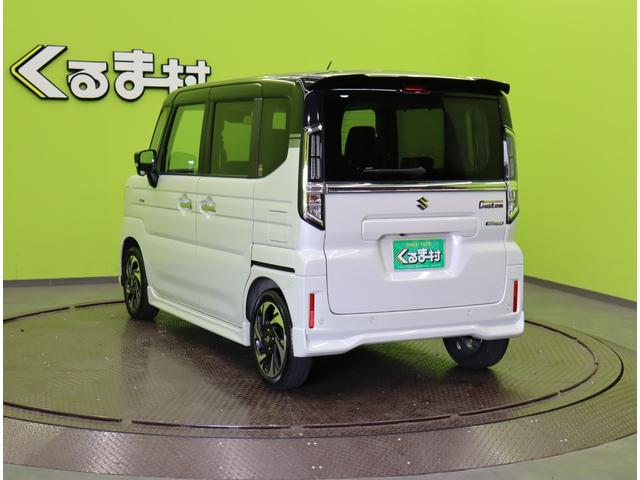 スペーシアカスタム ハイブリッドＸＳ／走行４８００ｋｍ／自社リースＵＰ車両／　９型フルセグナビ／全方位モニター／両側自動ドアデュアルセンサーブレーキ／車線逸脱警報／ハーフレザー／シートヒーター／スマートキー／ＬＥＤ／ミラーウインカー／ソナー／１５ＡＷ／ＣＶＴ／２トーンカラー（8枚目）