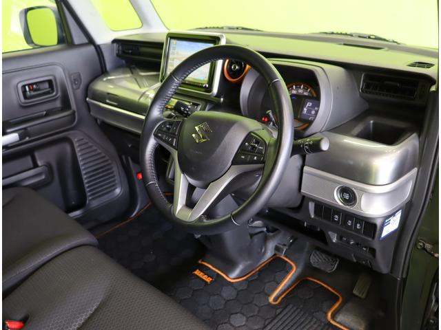 スペーシアギア ハイブリッドＸＺ／走行２７８００ｋｍ／２トーンカラー／　８型フルセグナビ／全方位モニター／両側自動ドア／デュアルセンサーブレーキ／シートヒーター／スマートキー／パドルシフト／アイドリングＳ／ルーフレール／オートＬＥＤ／１４ＡＷ／ＣＶＴ（33枚目）