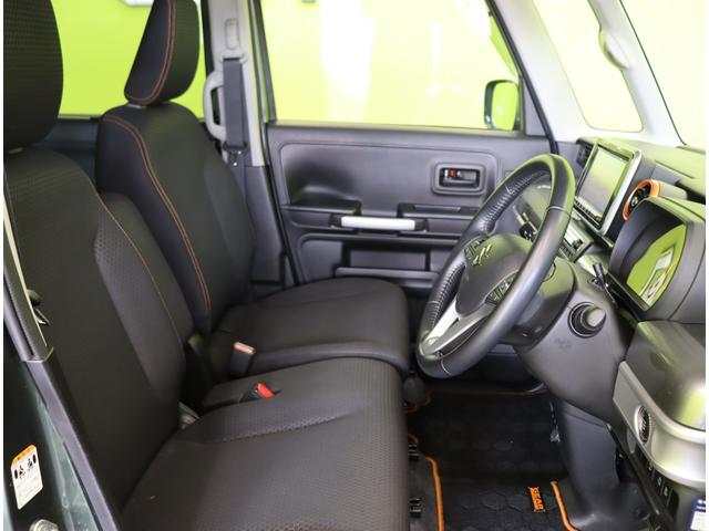 スペーシアギア ハイブリッドＸＺ／走行２７８００ｋｍ／２トーンカラー／　８型フルセグナビ／全方位モニター／両側自動ドア／デュアルセンサーブレーキ／シートヒーター／スマートキー／パドルシフト／アイドリングＳ／ルーフレール／オートＬＥＤ／１４ＡＷ／ＣＶＴ（34枚目）