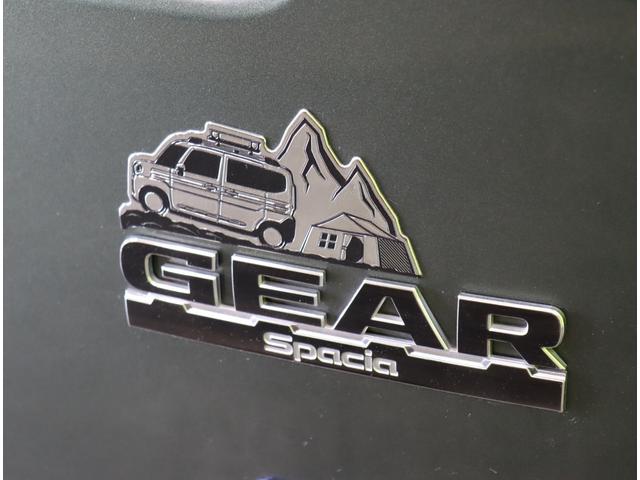スペーシアギア ハイブリッドＸＺ／走行２７８００ｋｍ／２トーンカラー／　８型フルセグナビ／全方位モニター／両側自動ドア／デュアルセンサーブレーキ／シートヒーター／スマートキー／パドルシフト／アイドリングＳ／ルーフレール／オートＬＥＤ／１４ＡＷ／ＣＶＴ（65枚目）