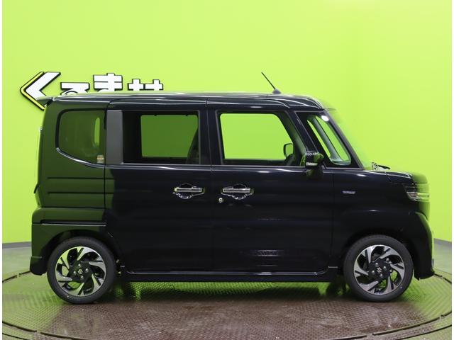 スペーシアカスタム ハイブリッドXS/走行4700km/自社リースUP車両/ 9型フルセグナビ/全方位モニター/両側自動ドア/デュアルセンサーブレーキ/車線逸脱警報/ハーフレザー/シートヒーター/スマートキー/LED/ミラーウインカー/ソナー/15AW/CVT(5枚目)