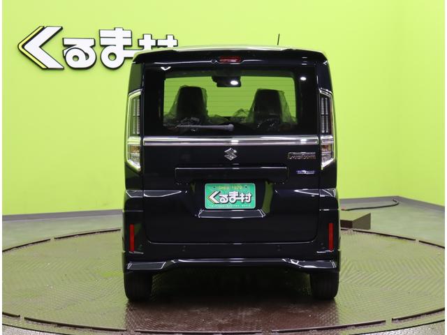 スペーシアカスタム ハイブリッドXS/走行4700km/自社リースUP車両/ 9型フルセグナビ/全方位モニター/両側自動ドア/デュアルセンサーブレーキ/車線逸脱警報/ハーフレザー/シートヒーター/スマートキー/LED/ミラーウインカー/ソナー/15AW/CVT(7枚目)