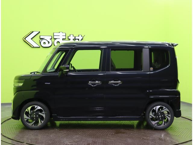 スペーシアカスタム ハイブリッドXS/走行4700km/自社リースUP車両/ 9型フルセグナビ/全方位モニター/両側自動ドア/デュアルセンサーブレーキ/車線逸脱警報/ハーフレザー/シートヒーター/スマートキー/LED/ミラーウインカー/ソナー/15AW/CVT(9枚目)