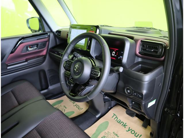 スペーシアカスタム ハイブリッドXS/走行4700km/自社リースUP車両/ 9型フルセグナビ/全方位モニター/両側自動ドア/デュアルセンサーブレーキ/車線逸脱警報/ハーフレザー/シートヒーター/スマートキー/LED/ミラーウインカー/ソナー/15AW/CVT(32枚目)