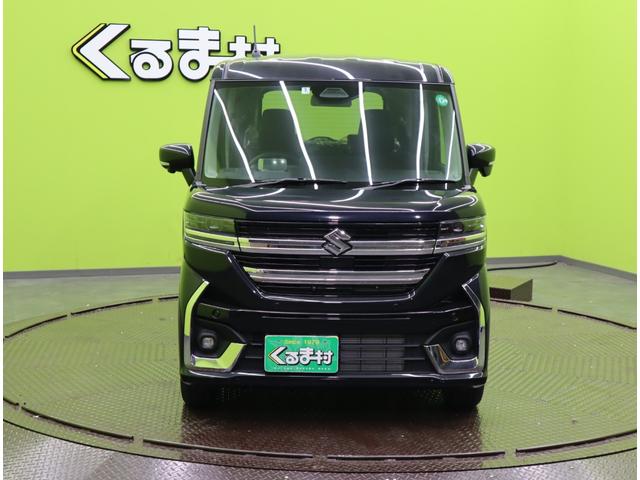 スペーシアカスタム ハイブリッドXS/走行4700km/自社リースUP車両/ 9型フルセグナビ/全方位モニター/両側自動ドア/デュアルセンサーブレーキ/車線逸脱警報/ハーフレザー/シートヒーター/スマートキー/LED/ミラーウインカー/ソナー/15AW/CVT(52枚目)