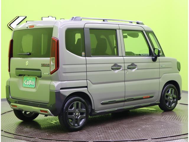 スペーシアギア ハイブリッドXZ/走行3600km/自社リースUP車両/ 9型フルセグナビ/全方位モニター/両側自動ドア/デュアルセンサーブレーキ/アダプティブクルコン/シートヒーター/スマートキー/オートハイビーム/ルーフレール/LED/14AW/CVT(6枚目)