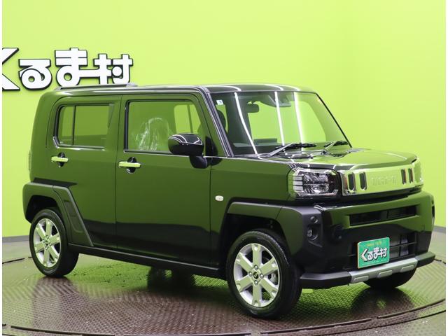 タフト G クロムベンチャー/届出済未使用車/9型Dオーディオ/ 9型ディスプレイオーディオ/Bカメラ/シートヒーター/スマアシ/アダプティブクルコン/アイドリングS/革巻ステア/スマートキー/クリアランスソナー/スカイフィールトップ/LED/15AW/CVT(4枚目)