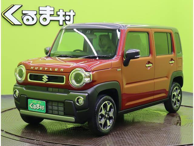 ハスラー ハイブリッドX/届出済未使用車/2トーンカラー仕様車/ デュアルカメラブレーキ/アダプティブクルーズ/スマートキー/シートヒーター/革巻ステア/アイドリングS/ハイビームアシスト/電格ミラー/LED/パーキングセンサー/15AW/CVT(2枚目)