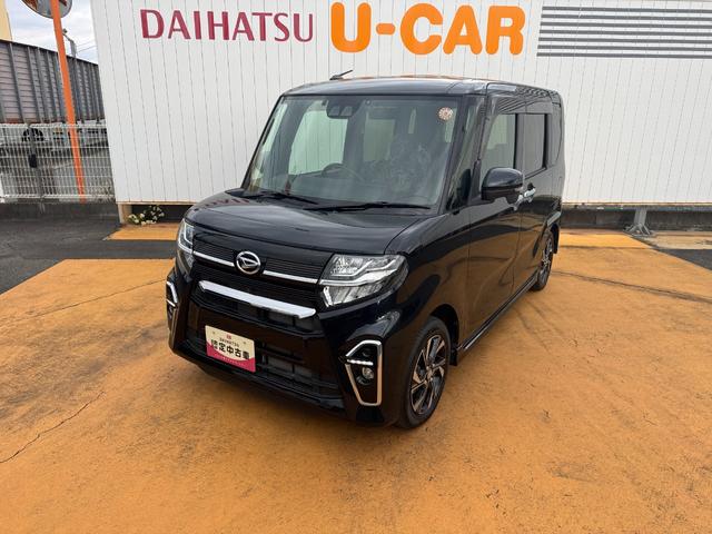 タント カスタムＸ　純正フルセグナビ　ＥＴＣ　ドラレコ　パノラマモニター　Ｂｌｕｅｔｏｏｔｈ　シートヒーター　衝突低減ブレーキ（3枚目）